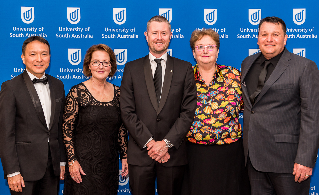 2018 Recipients of the Alumni Award. Image: University of South Australia, photo Aise Dillon