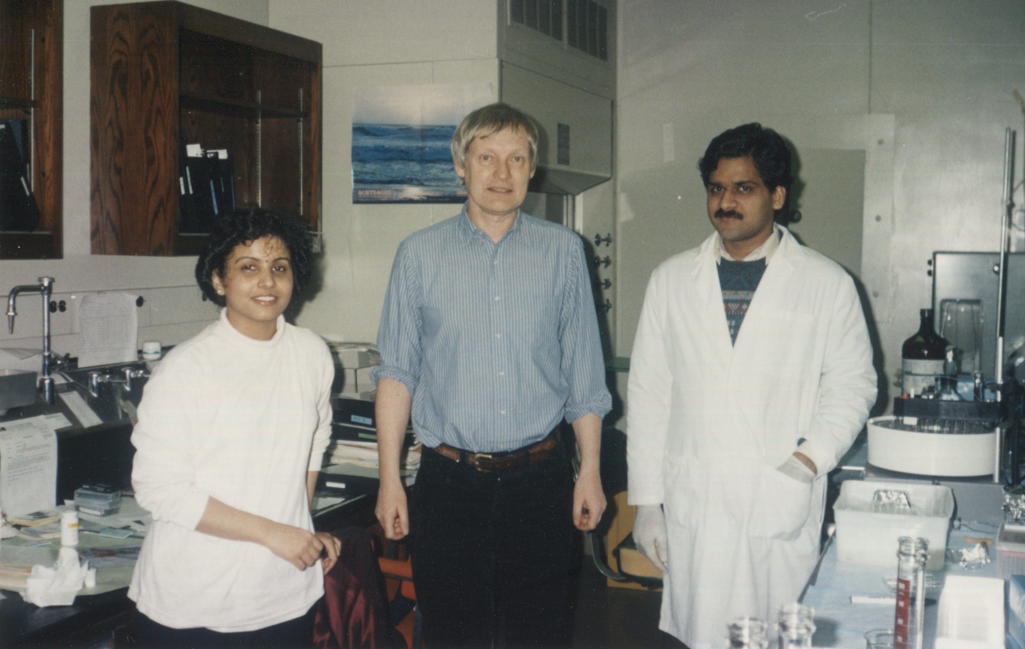 Dr. Frank at Wadsworth Center in 1995.