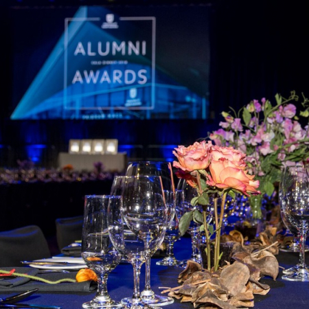Dr. St. George Receives Alumni Award. Image: University of South Australia, photo by Aise Dillon Dr. St. George Receives Alumni Award. Image: University of South Australia, photo by Aise Dillon