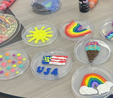 Petri dish art Petri dish art