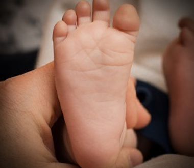 Baby's foot Baby's foot