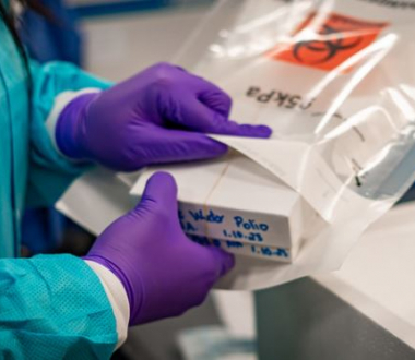 Wastewater testing. Credit: Mike Wren/Department of Health