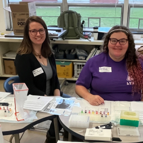 Ashley Marcinkiewicz and Lynn Leach at Tesago