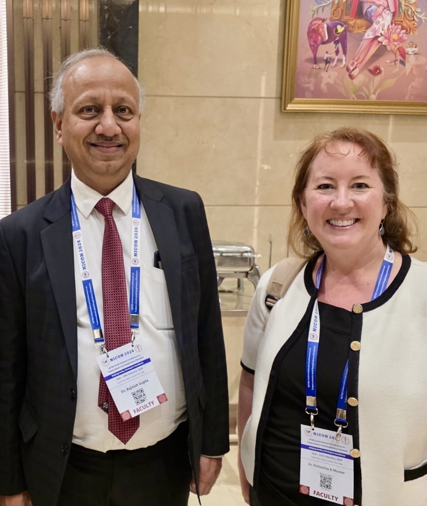 Drs. Rajnish Gupta and Kimberlee Musser at ICON 2026